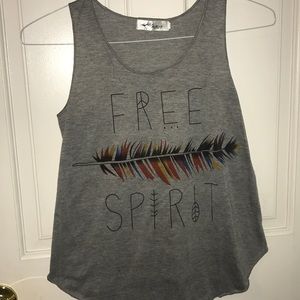 ‘Free Spirit’ Grey Tank